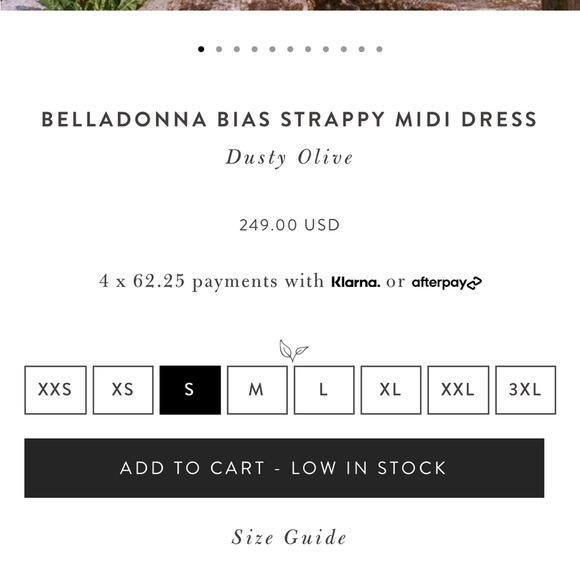 SPELL BELLADONNA MIDI SLIP DRESS S SMALL FLORAL - Picture 9 of 16